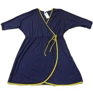 Max And Cleo~Women's Size XL~Dark Night Fax Wrap Dress NWT $98.00
